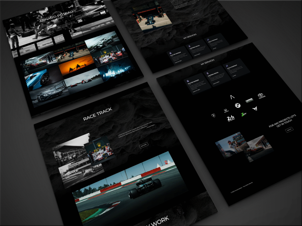 Arnaud poteau filmmaker ange brik webdesign desktop version