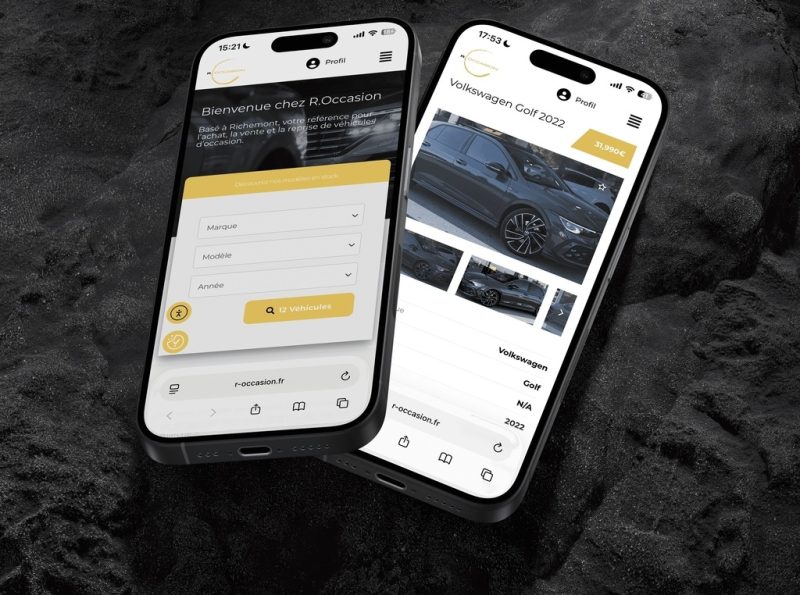 site web pour garagiste sur Richemont